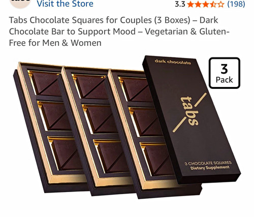 Tabs chocolate libido dark - tabs,