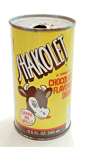 Rare shakolet can soda tin - rare,