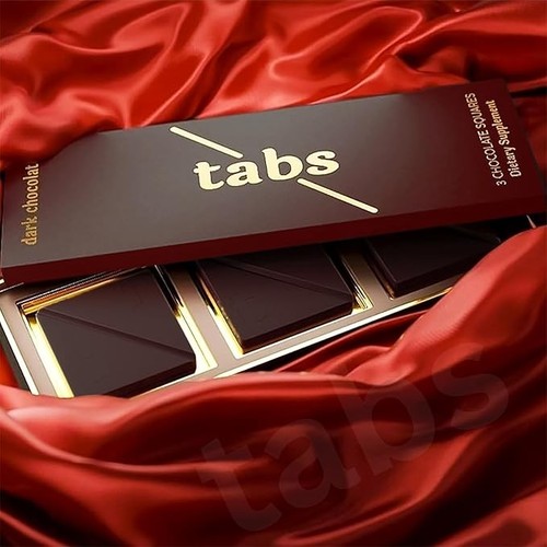Tabs dark chocolate squares - dark,