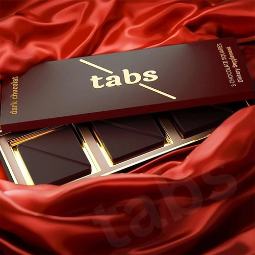 Tabs dark chocolate - chocolate, squares